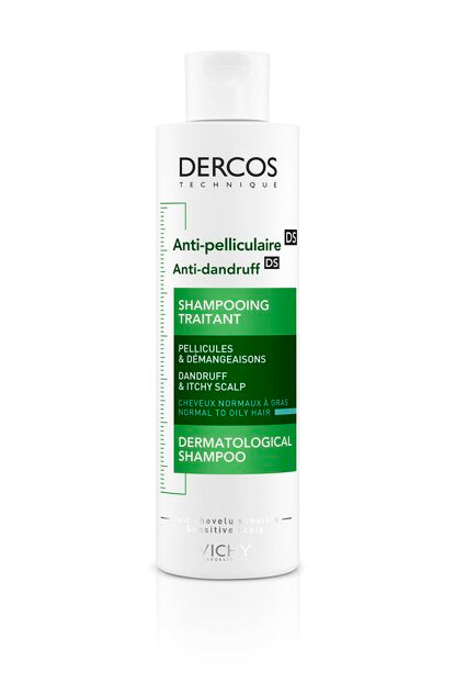 Vichy Dercos Anti Dandruff Shampoo 200ml (Normal To Oily) شامبو لعلاج القشرة الدهنية