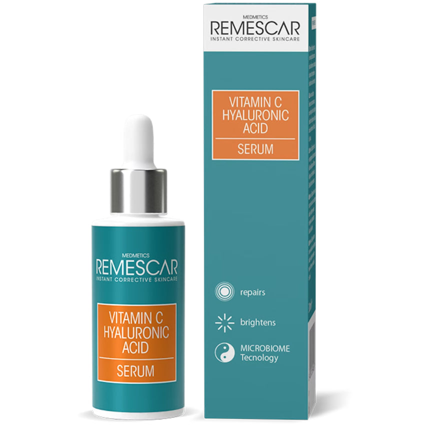 Remescar Vitamin C &amp; Hyaluronic acid serum 30 ml سيروم فيتامين سي والهيالورنيك للبشرة المرهقة