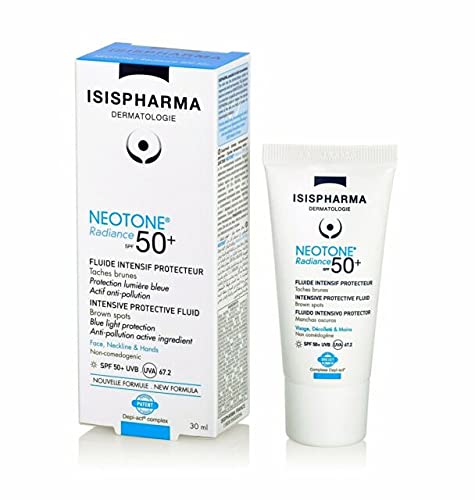 Isis Pharma Neotone Radiance Spf50+ Fluid 30ml كريم التفتيح مع واقي شمس