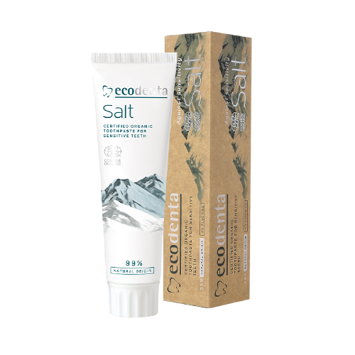 Ecodenta Organic Sensitivity Relief Toothpaste With Salt 100ml معجون اسنان بالملح