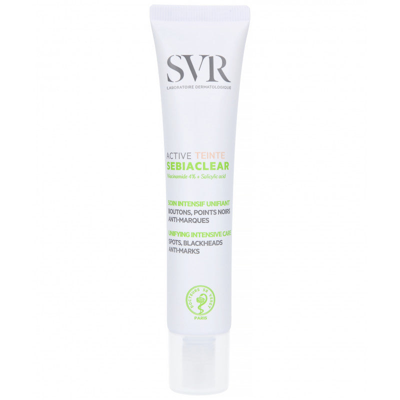 SVR Sebiaclear Active Gel Tinted 40ml معالج للبقع و الرؤوس السوداء