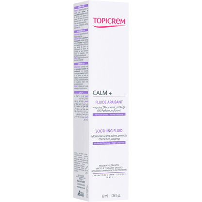 Topicrem Calm+ Soothing Fluid 40ml مرطب للبشرة الدهنية والمختلطة