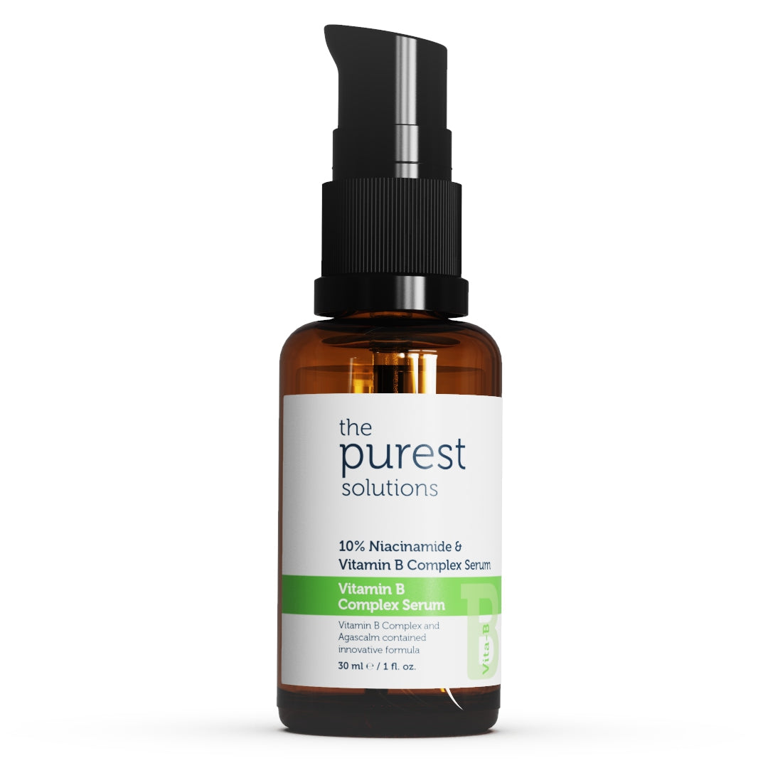 The Purest Solutions Niacinamide 10% + Vitamin B Complex Serum 30ml سيروم نياسيناميد و فيتامين بي للاحمرار