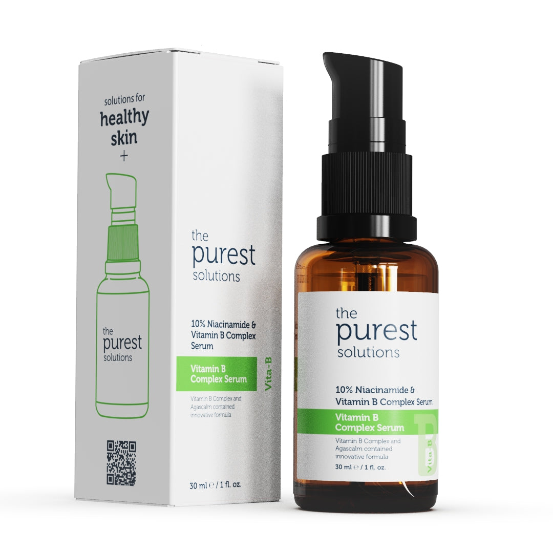 The Purest Solutions Niacinamide 10% + Vitamin B Complex Serum 30ml سيروم نياسيناميد و فيتامين بي للاحمرار