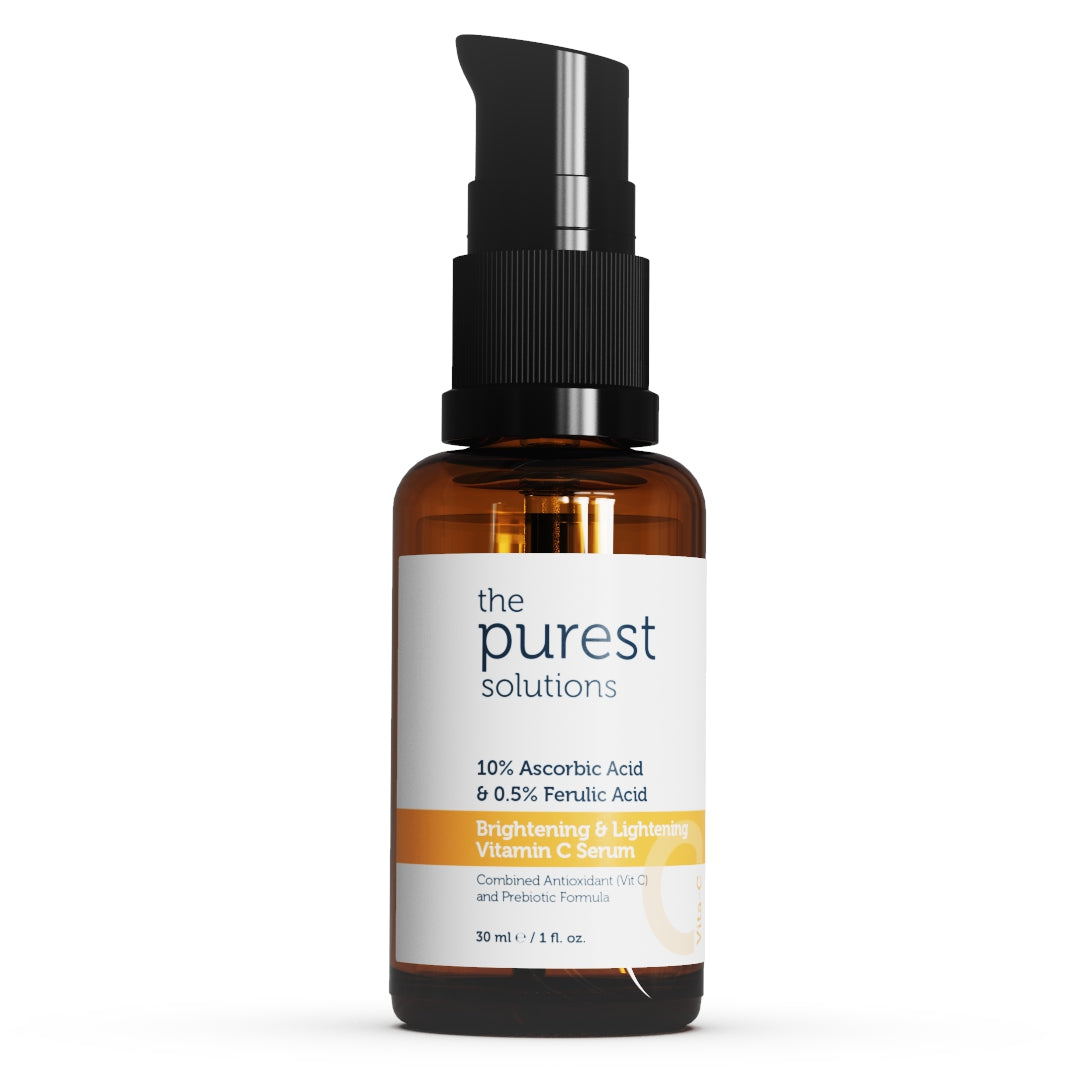 The Purest Solutions Ascorbic Acid 10% + Ferulic Acid 0.5% Brightening Serum 30ml سيروم فيتامين سي